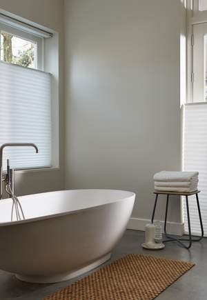 Bathroom Duette® Shades